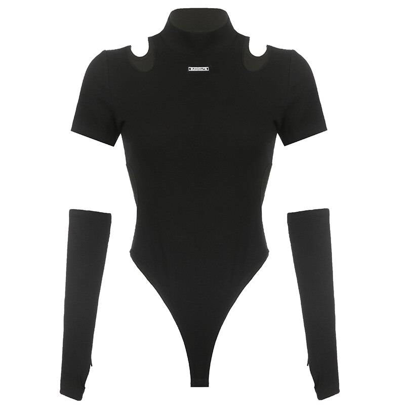 Dark Techwear Bodysuits - Women’s Clothing & Accessories - Shirts & Tops - 7 - 2024