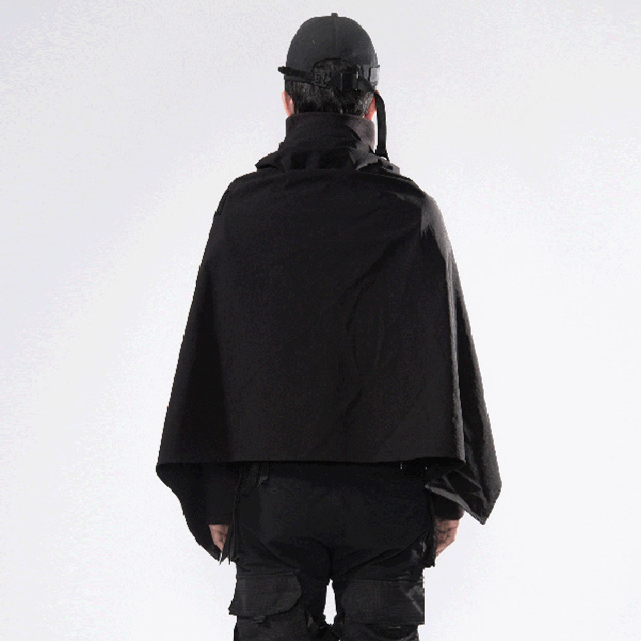 Darkwear Shadow Techwear Cloak - Black / One Size - Women’s Clothing & Accessories - Shirts & Tops - 4 - 2024