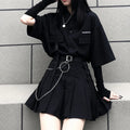 Gothic Pleated Skirt Set - Bottoms - 1