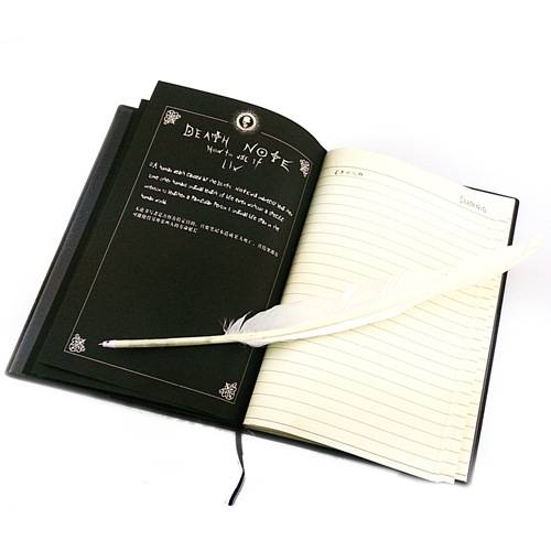 Cosplay Death Note Notebook with Goose Feather - Anime - Books - 2 - 2024