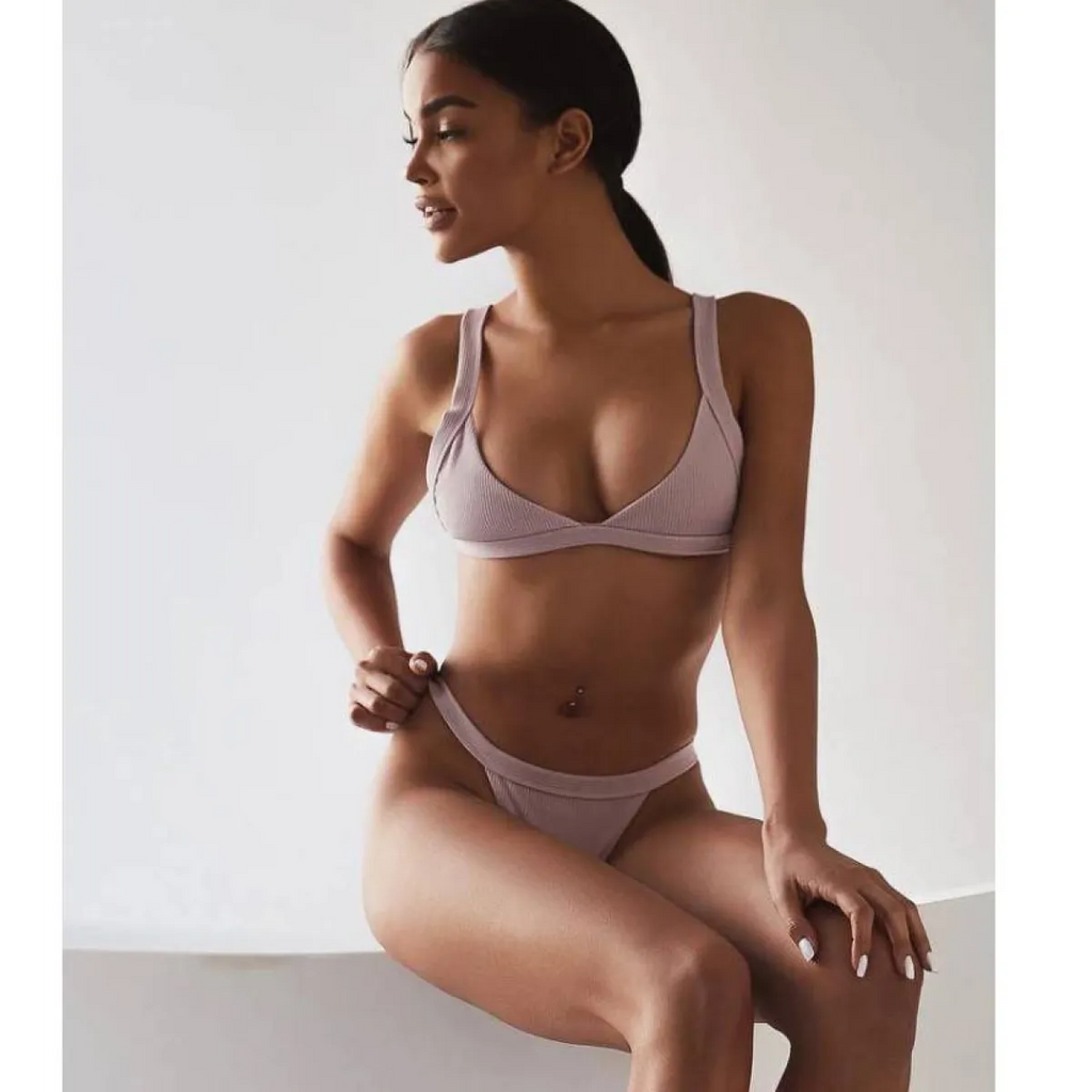 Deep-V Bikini Swimsuit - Women’s Clothing & Accessories - 1