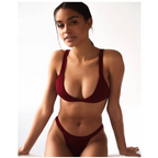 Deep-V Bikini Swimsuit - Women’s Clothing & Accessories - 11