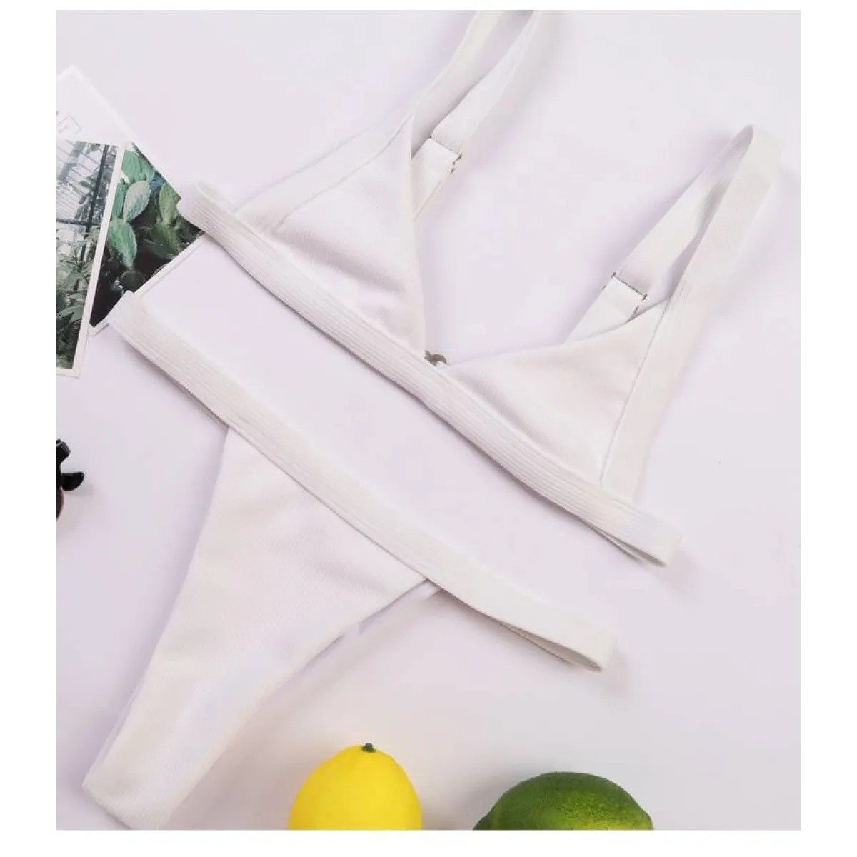 Deep-V Bikini Swimsuit - Women’s Clothing & Accessories - 18