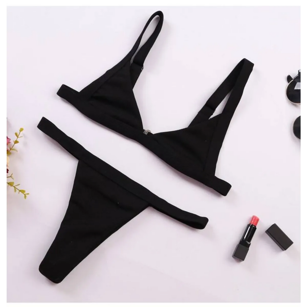Deep-V Bikini Swimsuit - Women’s Clothing & Accessories - 22