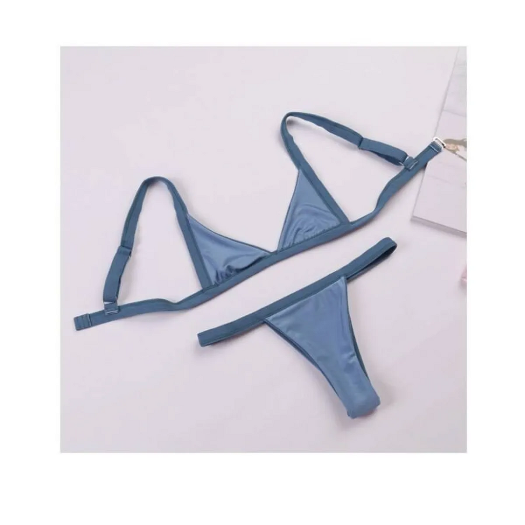 Deep-V Bikini Swimsuit - Women’s Clothing & Accessories - 23