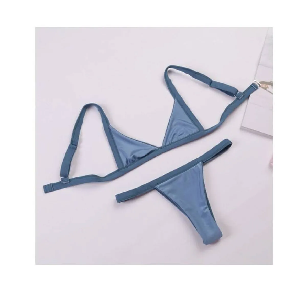 Deep-V Bikini Swimsuit - Women’s Clothing & Accessories - 23