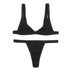 Deep-V Bikini Swimsuit - Women’s Clothing & Accessories - 34
