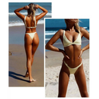 Deep-V Bikini Swimsuit - Women’s Clothing & Accessories - 5