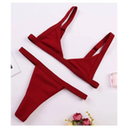 Deep-V Bikini Swimsuit - Women’s Clothing & Accessories - 7