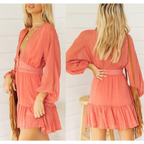 Deep-V Mini Dress - All Dresses - 10