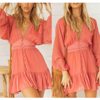 Deep-V Mini Dress - All Dresses - 9