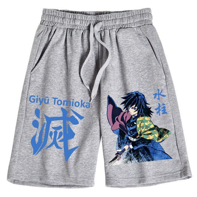 Demon Slayer Anime Shorts - DK-Gray3 / L - Bottoms - Shirts & Tops - 8 - 2024