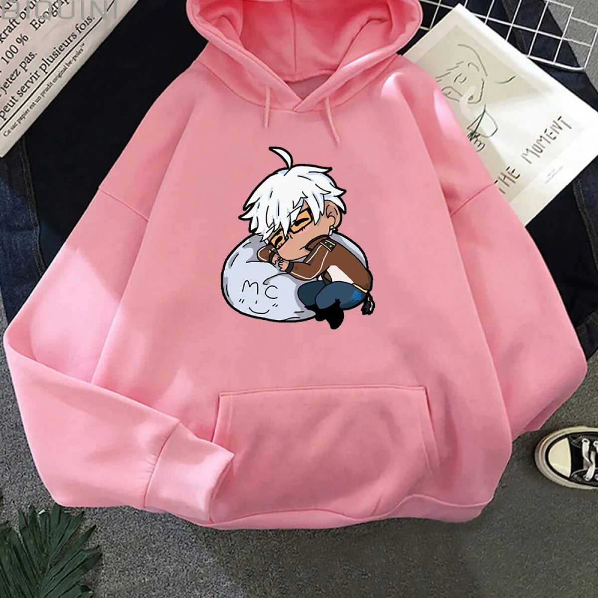 Mammon - Obey Me - Demon Brothers Hoodie - Women’s Clothing & Accessories - 8