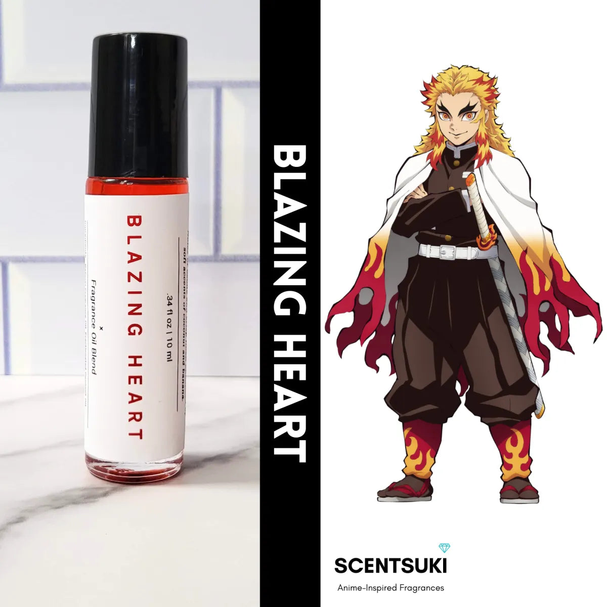 Kyojuro Rengoku Anime Inspired Fragrances - Anime - Fragrances - 1