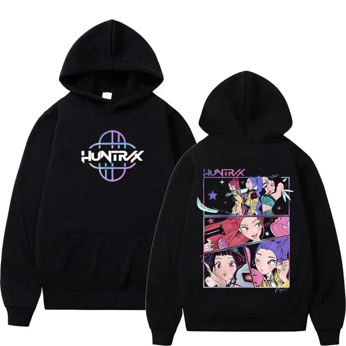 K-pop Demon Hunter Comic Panel Hoodie - Best Sellers - Hoodie - 1