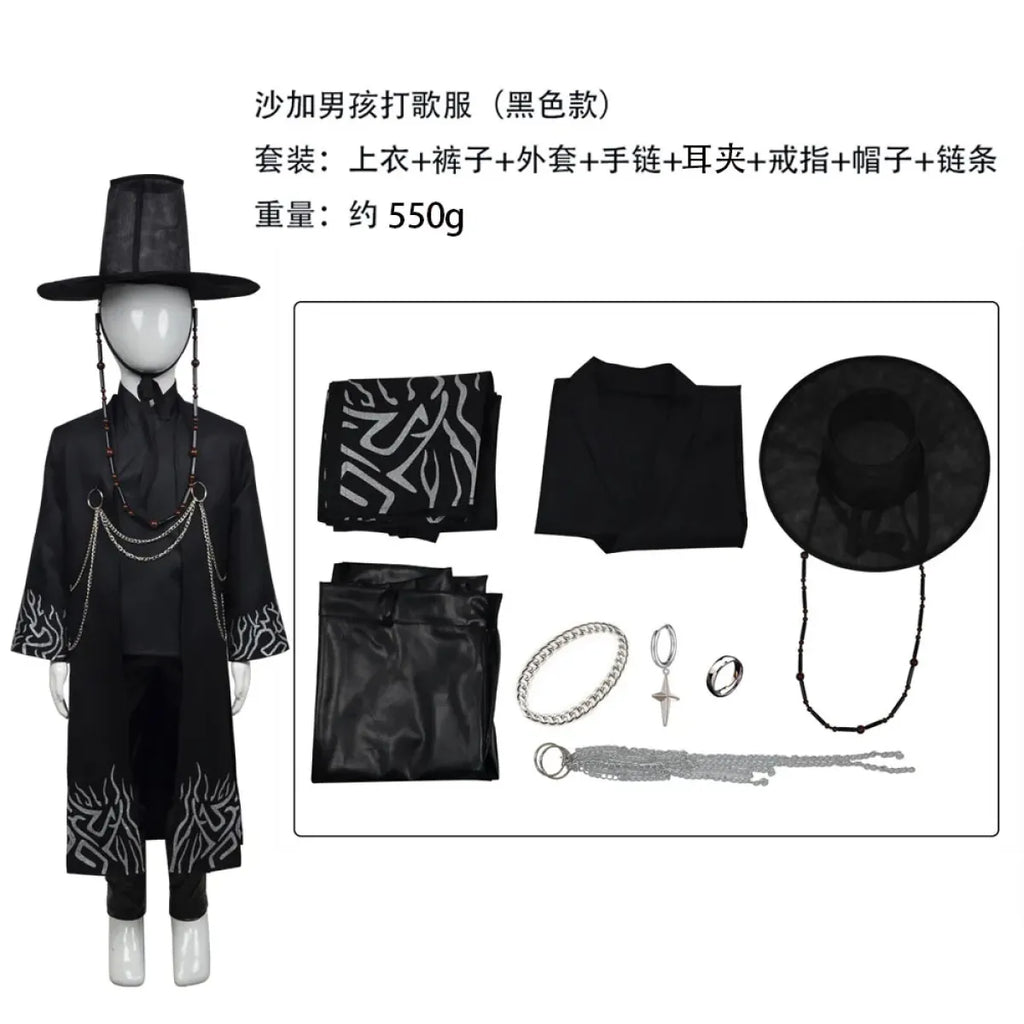 Jinu Demon Hunter Kids Anime Cosplay Set - Anime - Cosplay Outfit - 7