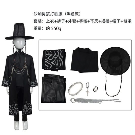 Jinu Demon Hunter Kids Anime Cosplay Set - Anime - Cosplay Outfit - 7