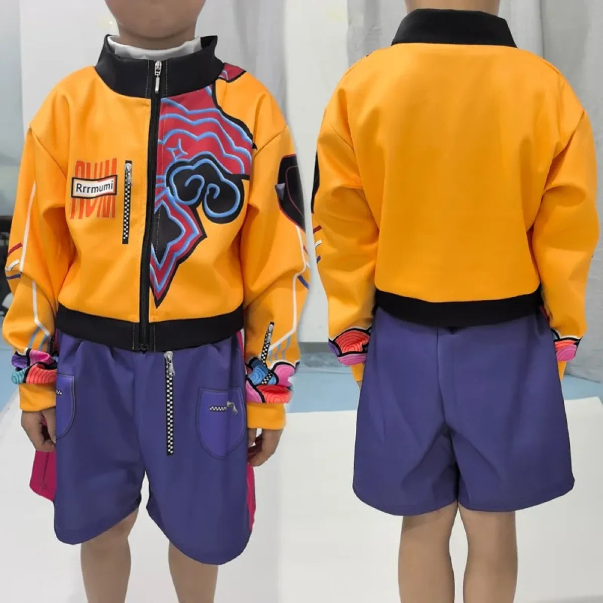Disfraz De Cazadora Demonio Para Niñas - Conjunto De Cosplay Con Chaqueta, Pantalones Cortos Y Peluca Para 4 A 12 Años
