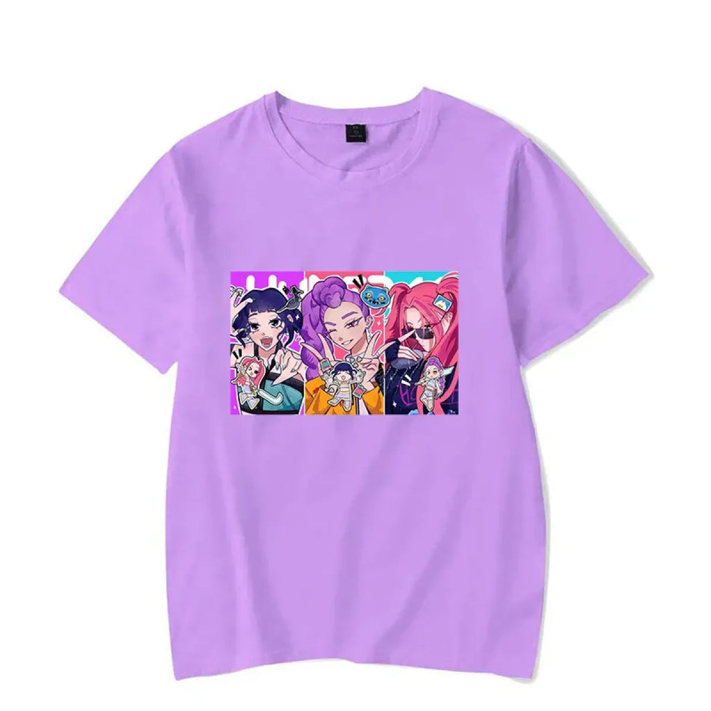 Kawaii KPop Demon Hunter Graphic Tee - T-Shirts - T-Shirt - 10