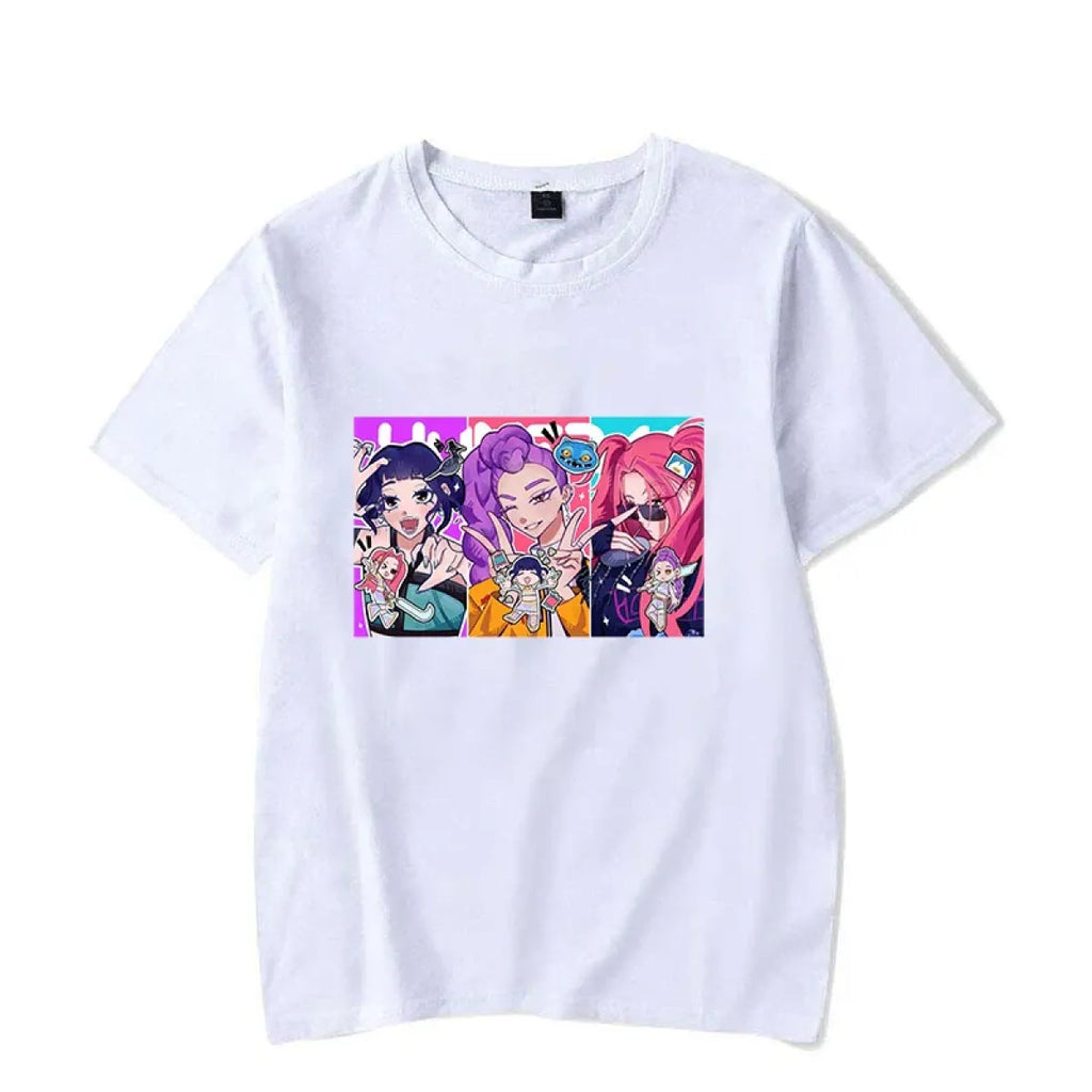 Kawaii KPop Demon Hunter Graphic Tee - T-Shirts - T-Shirt - 11