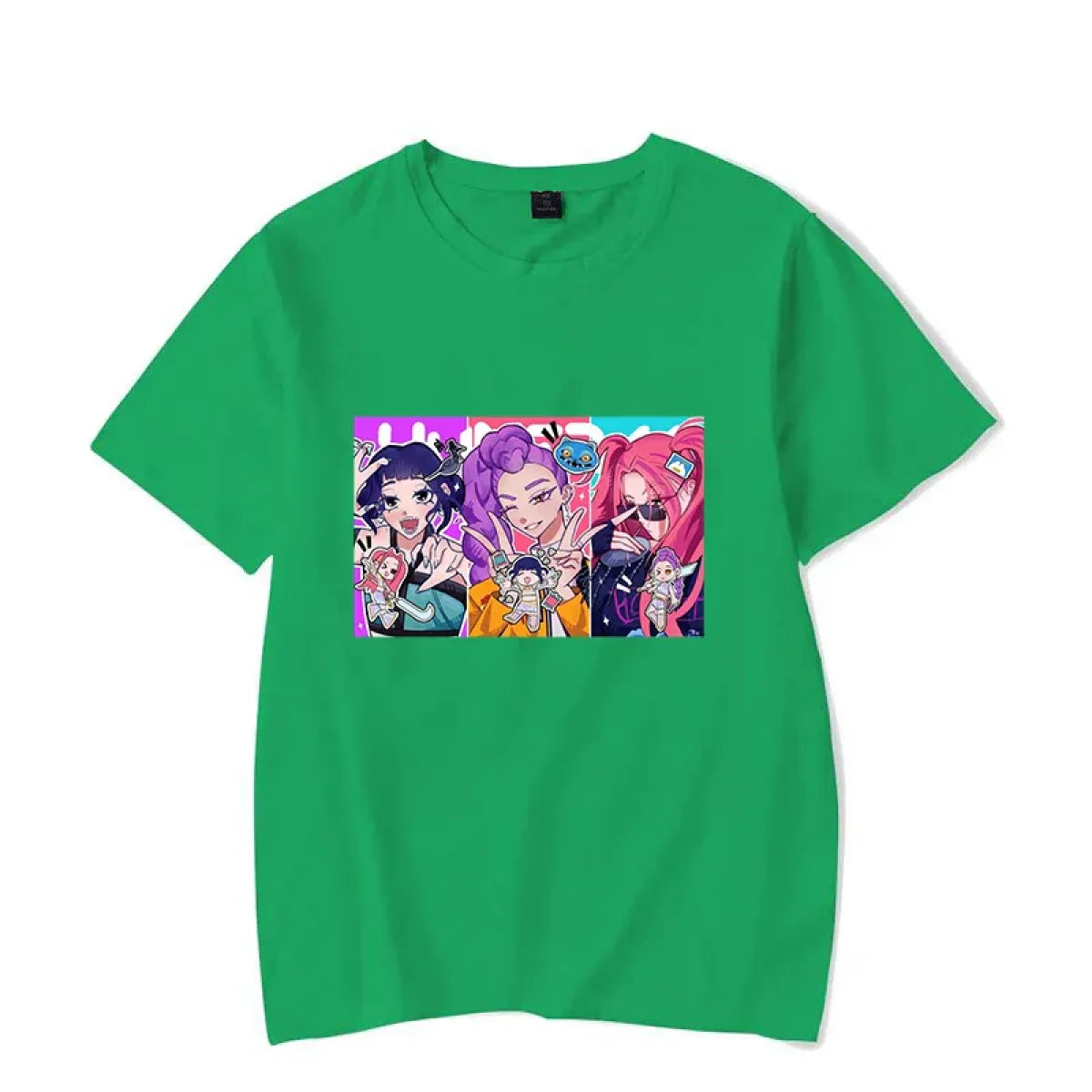 Kawaii KPop Demon Hunter Graphic Tee - T-Shirts - T-Shirt - 4