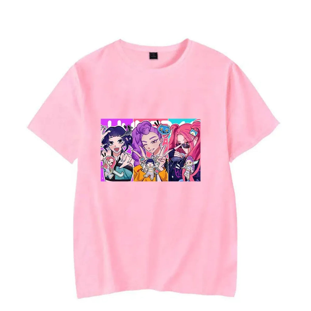 Kawaii KPop Demon Hunter Graphic Tee - T-Shirts - T-Shirt - 6