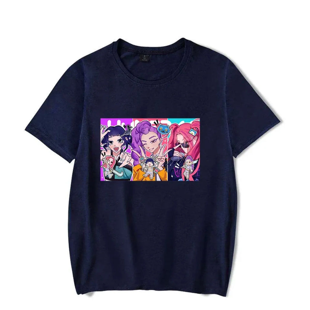 Kawaii KPop Demon Hunter Graphic Tee - T-Shirts - T-Shirt - 7