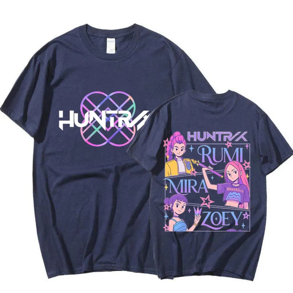 Huntrix Demon Hunter Girls Graphic T-Shirt - T-Shirts - T-Shirt - 3