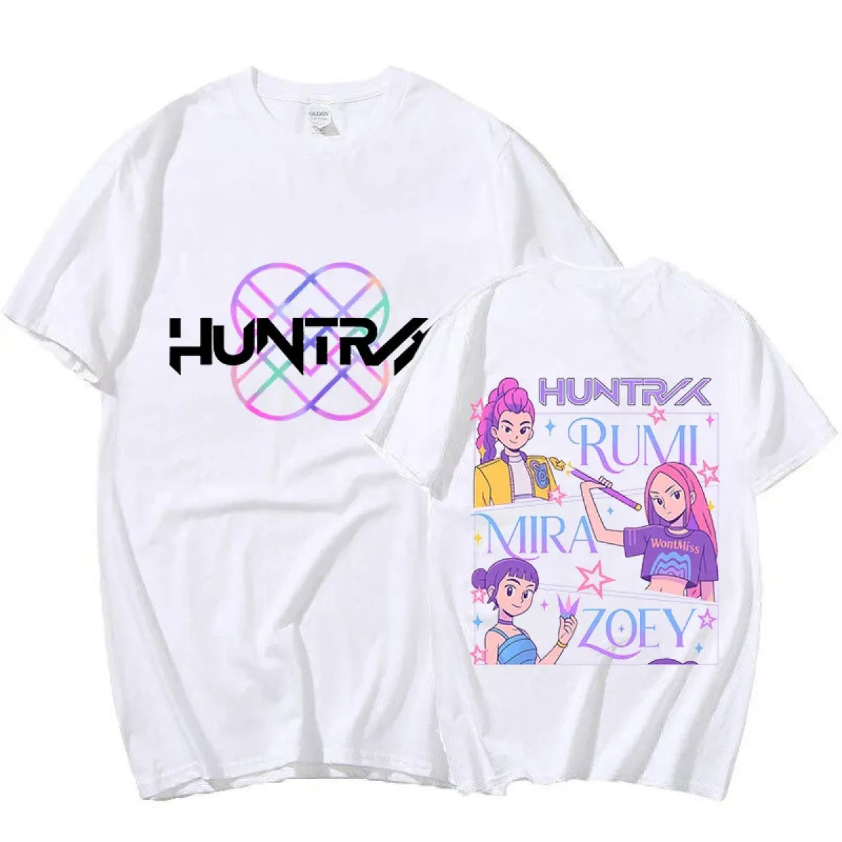 Huntrix Demon Hunter Girls Graphic T-Shirt - T-Shirts - T-Shirt - 8