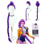 Rumi Demon Hunter Purple Braid Cosplay Wig - Cosplay - Hair Accessories - 1