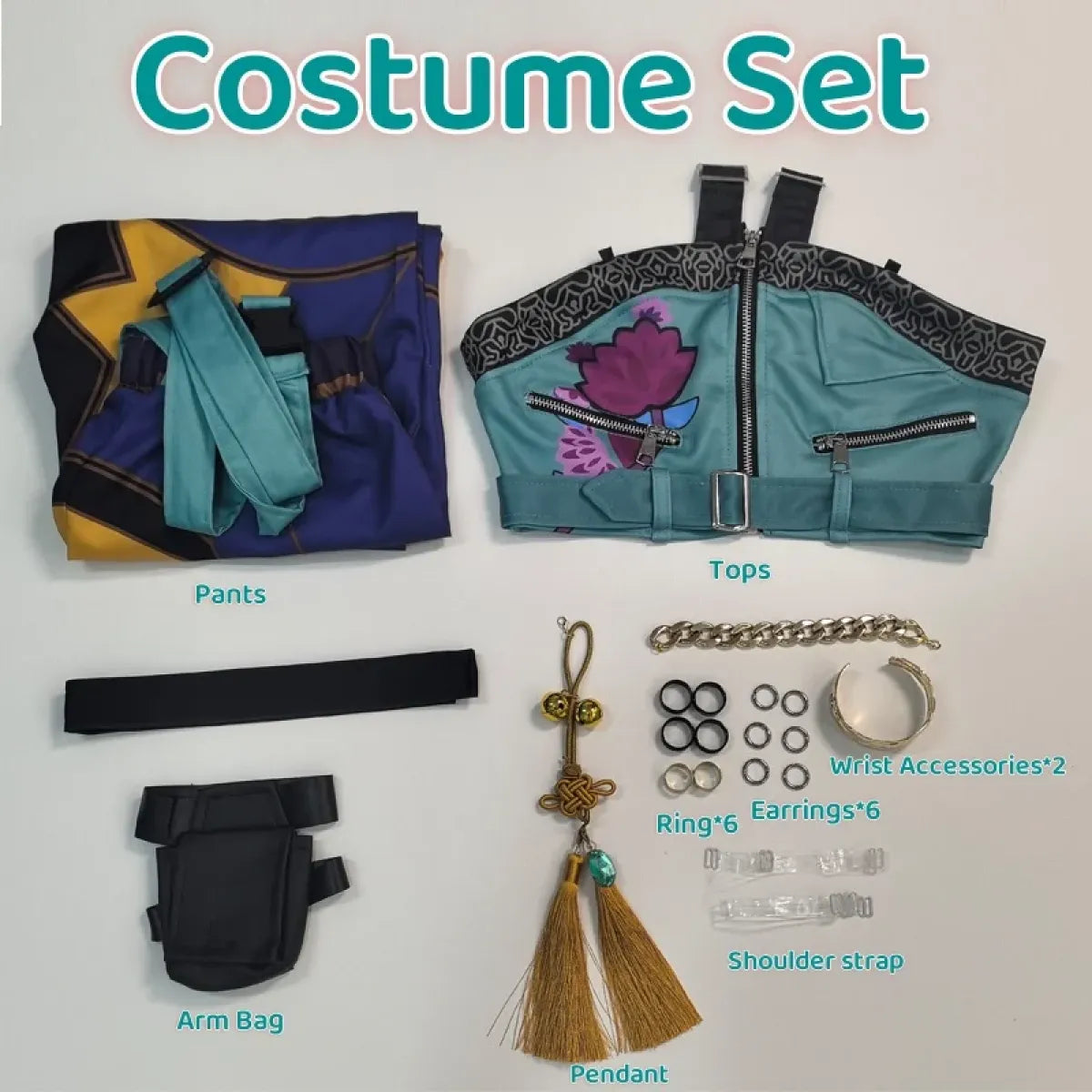 Zoey Demon Hunter Cosplay Costume Set - Cosplay - Cosplay - 4