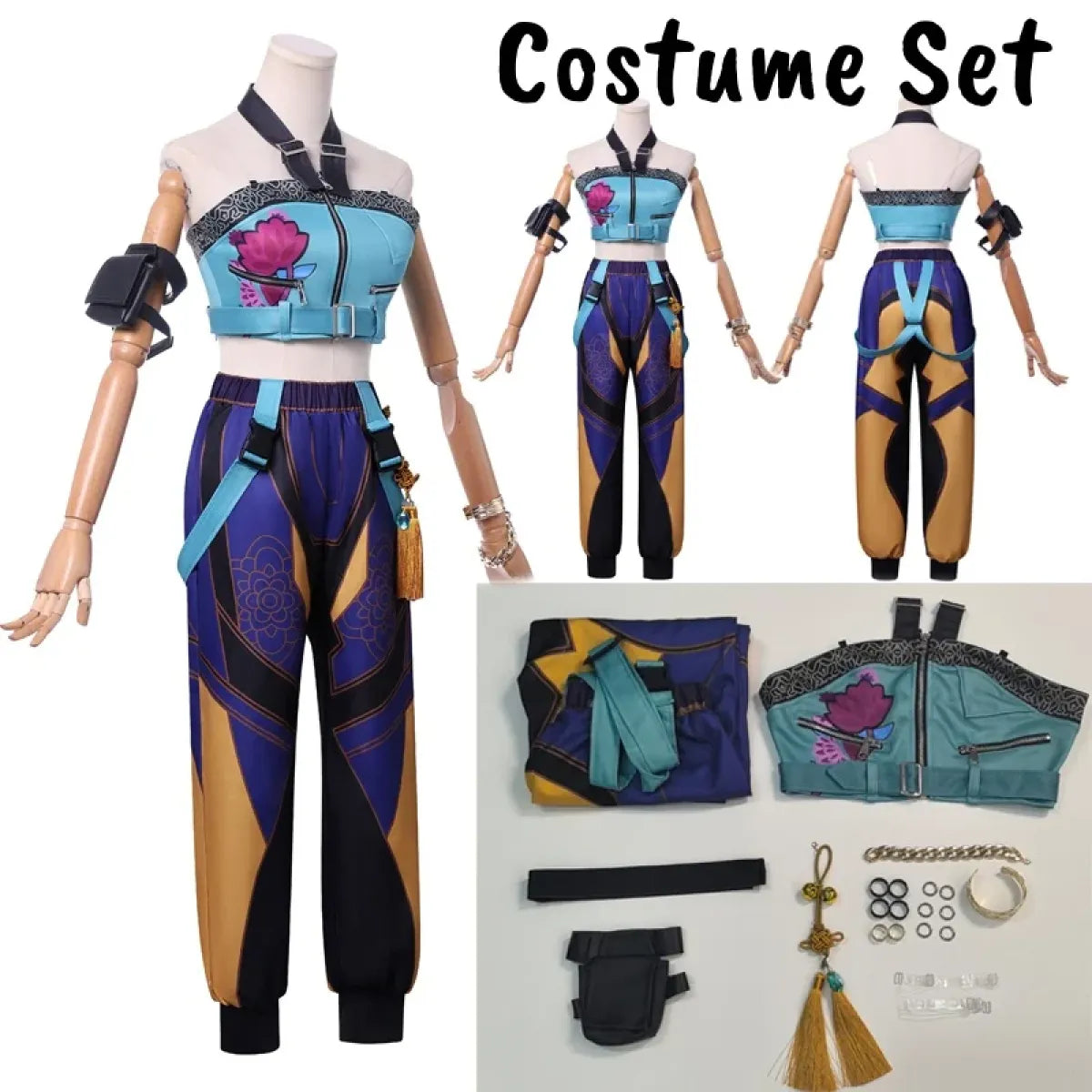Zoey Demon Hunter Cosplay Costume Set - Cosplay - Cosplay - 7