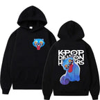 K-pop Demon Hunters Cartoon Fleece Hoodie - Hoodies & Sweatshirts - Hoodie - 1