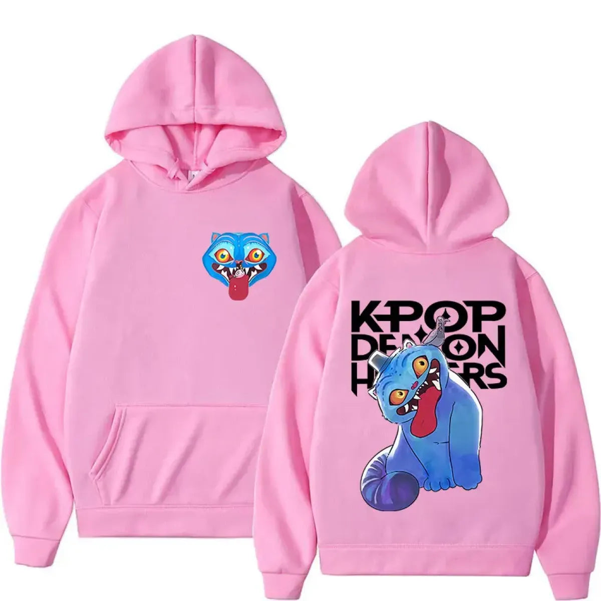 K-pop Demon Hunters Cartoon Fleece Hoodie - Hoodies & Sweatshirts - Hoodie - 4
