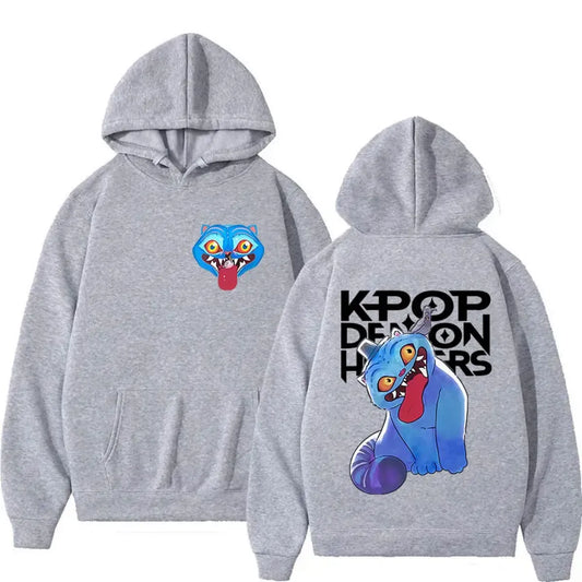 K-pop Demon Hunters Cartoon Fleece Hoodie - Hoodies & Sweatshirts - Hoodie - 5