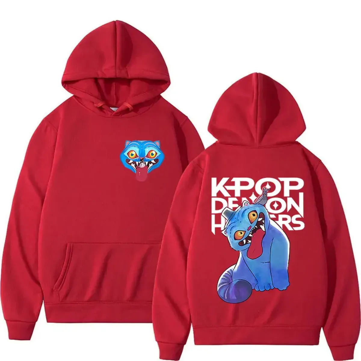 K-pop Demon Hunters Cartoon Fleece Hoodie - Hoodies & Sweatshirts - Hoodie - 7