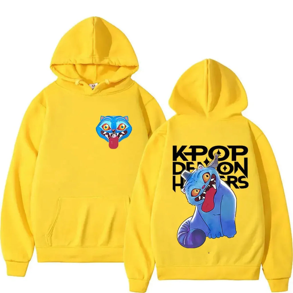 K-pop Demon Hunters Cartoon Fleece Hoodie - Hoodies & Sweatshirts - Hoodie - 9