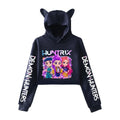 KPop Demon Hunters Cat Ear Cropped Hoodie - Women’s Clothing & Accessories - Hoodie - 7