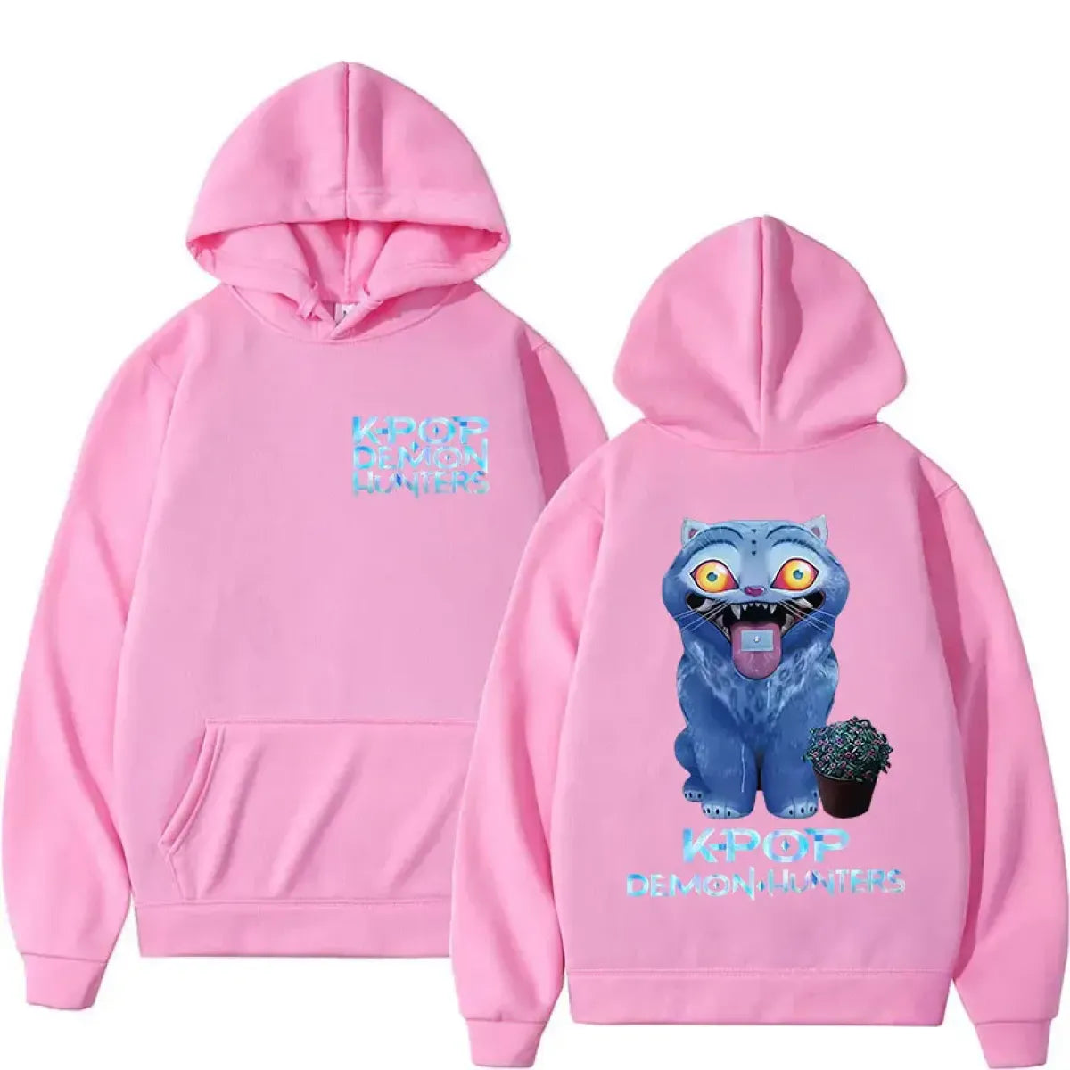 K-pop Demon Hunters Fleece Graphic Hoodie - Hoodies & Sweatshirts - Hoodie - 9