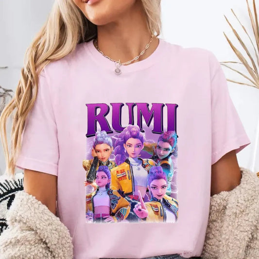 Rumi K-Pop Demon Hunters Graphic T-Shirt - T-Shirts - T-Shirt - 1