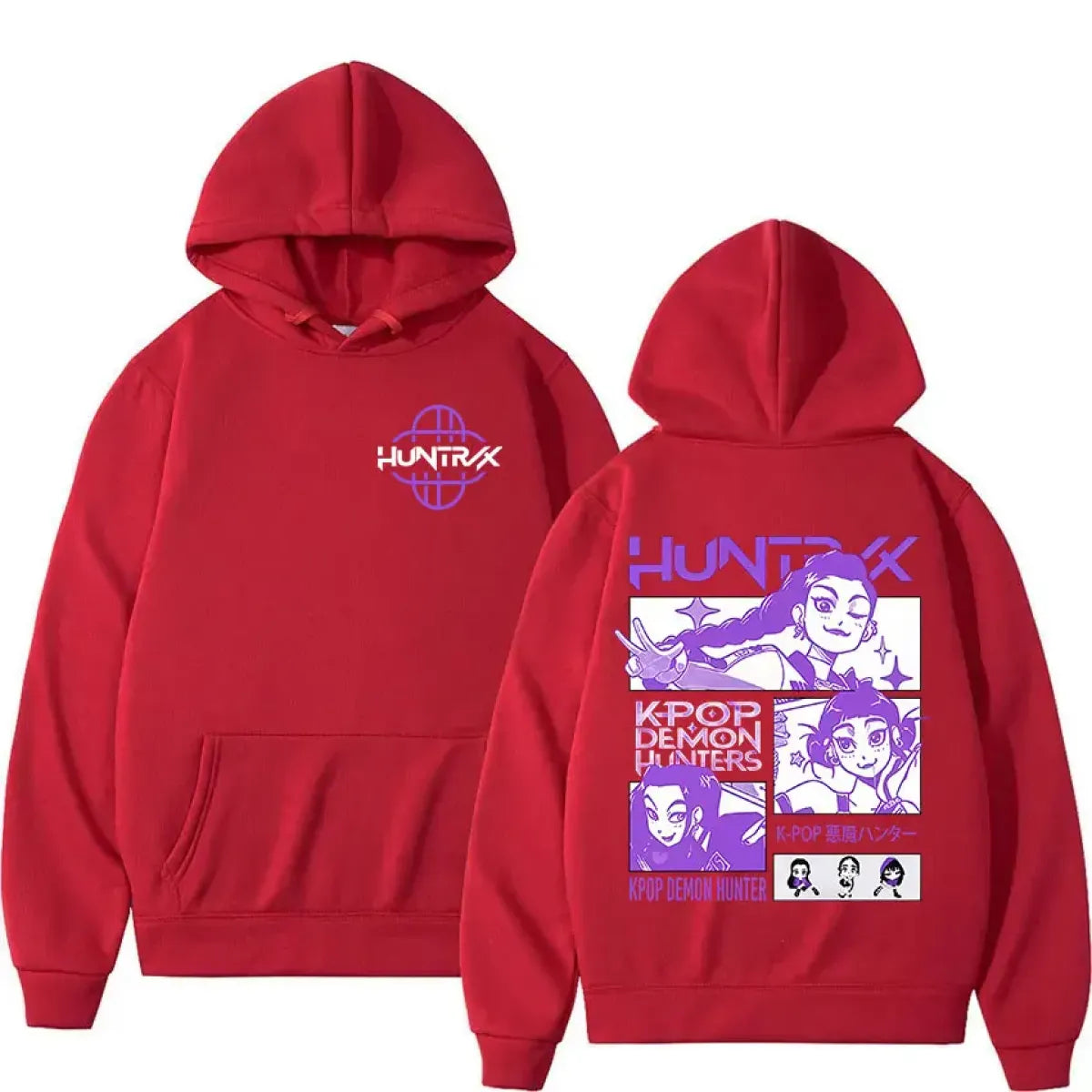 K-pop Demon Hunters Harajuku Graphic Hoodie - Hoodies & Sweatshirts - Hoodie - 7