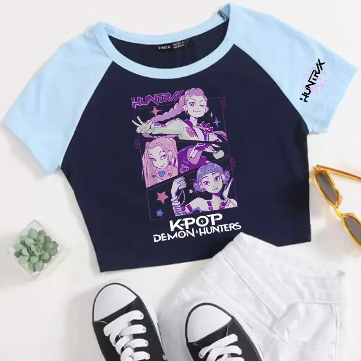 K-Pop Demon Hunters Anime Crop Top - Women’s Clothing & Accessories - Crop Top - 4