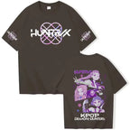 K-Pop Demon Hunters Oversized Graphic Tee - T-Shirts - T-Shirt - 1