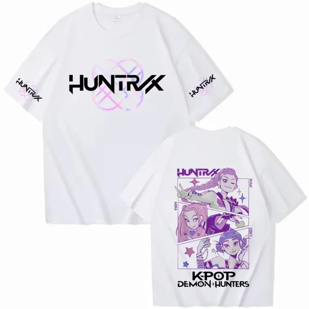 K-Pop Demon Hunters Oversized Graphic Tee - T-Shirts - T-Shirt - 8