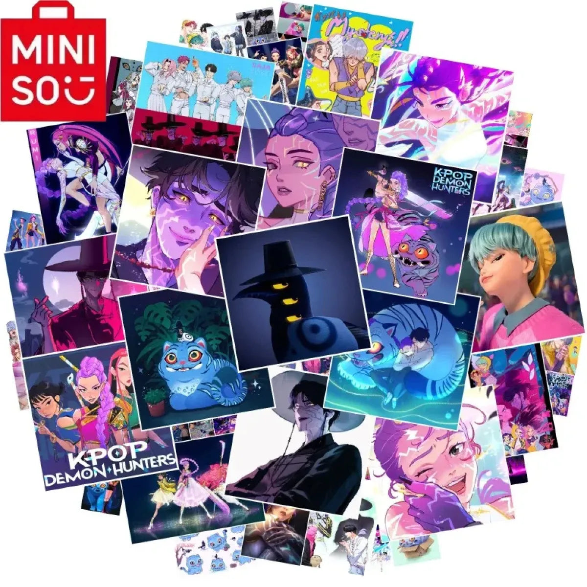 Kpop Demon Hunters Derpy Tiger Sticker Pack - Harajuku Style - Sticker / Decal - 1