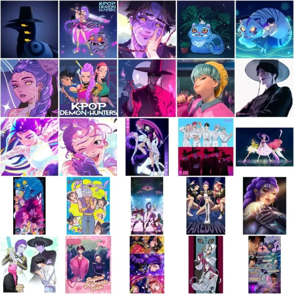 Kpop Demon Hunters Derpy Tiger Sticker Pack - Harajuku Style - Sticker / Decal - 5