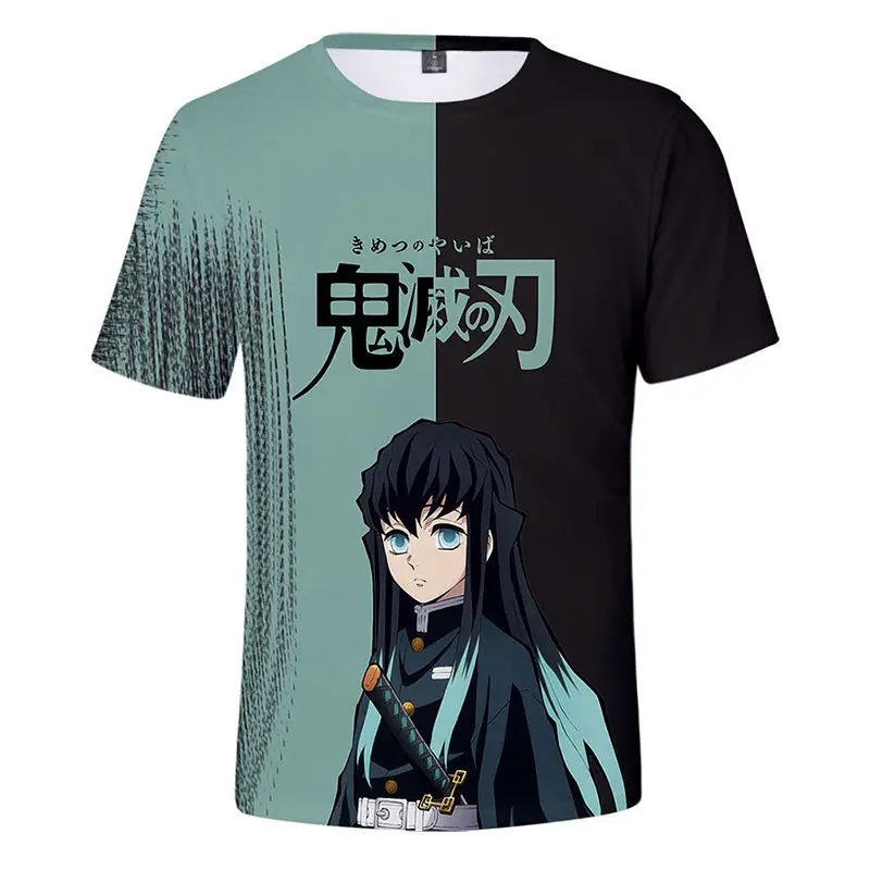 Demon Slayer 3D Print T-Shirt - T-Shirts - Shirts & Tops - 3 - 2024