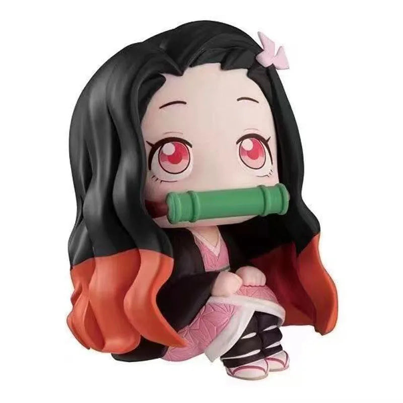 Demon Slayer Action Figures - Nezuko Tanjirou Zenitsu Inosuke - Nezuko - Figurines - Action & Toy Figures - 9 - 2024