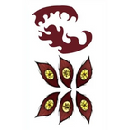 Kokushibo Demon Slayer Cosplay Set with Wig & Tattoos - Cosplay - Cosplay - 5