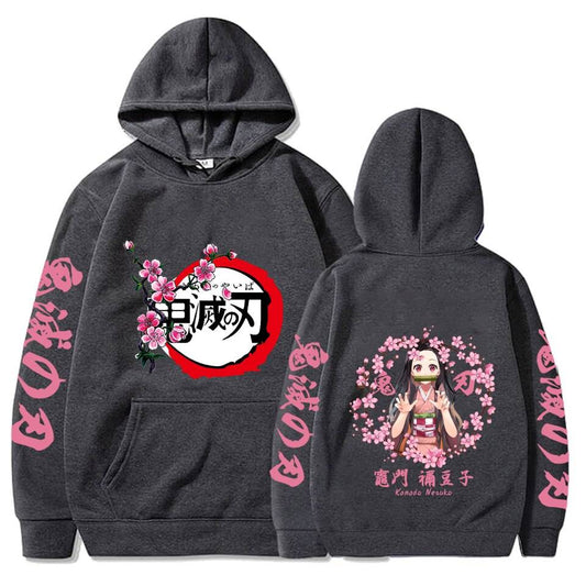 Nezuko Demon Slayer Hoodies - Dark Gray / XS - Women’s Clothing & Accessories - Gift Cards - 1 - 2024